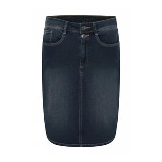C.Ro Rokken, Dames, Blauw, 2Xl, Denim, Denim Rok Blauw Gebruik Klassieke Stijl