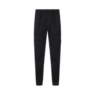 Stone Island Straight Trousers, male, Blue, Size: W30 Regular Tapered Cargo Pants