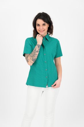 Deproc Outdoorbluse DEPROC ACTIVE SUDBURY II WOMEN, Damen, Gr. 36/38 (M), gr&uuml;n (gr&uuml;naop), 93% Polyester; 7% Elasthan, Blusen Outdoorbluse, auch in Grossen Gr