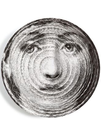 Fornasetti Piatto da parete Tema e Variazioni n.188 - Bianco