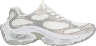 Ash White Dragon Suede Inserts Sneakers