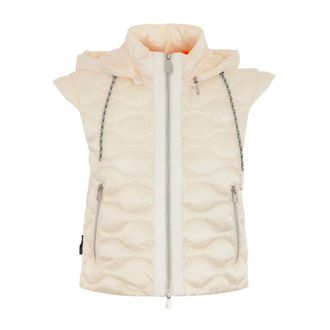 Suns Vests, female, Beige, Size: XS Evelyn Sleeveless Jacket