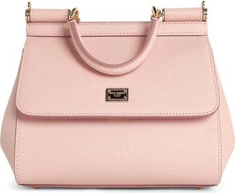 Dolce & Gabbana Small Handbag In Pink Dauphine Calf Leather