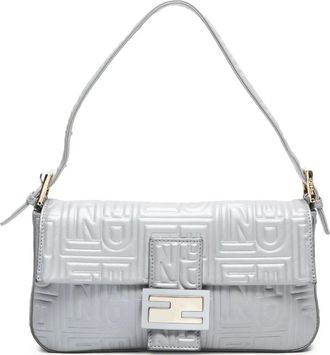 Fendi Borsa a spalla Baguette 2010-2020 - Argento