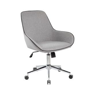 Serena Serena - Silla De Oficina Darwin, Silla Operativa Con Ruedas, Asiento De Oficina Ergon&oacute;mico, Cm 66x59h98, Gris