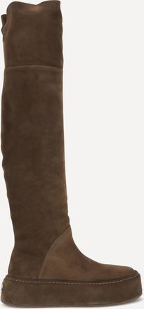 Casadei Suede knee-high Boots Female 37.5
