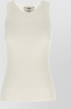 Fendi silk tank top