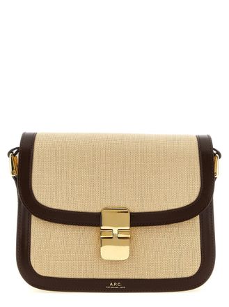 A.P.C. Beige Grace Small Crossbody Bag