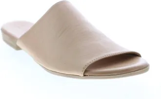 Bueno Womens Jory Open Toe Slide Sandal In Tan