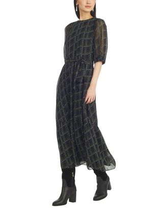 Draper James Sophie Tie Waist Midi Dress