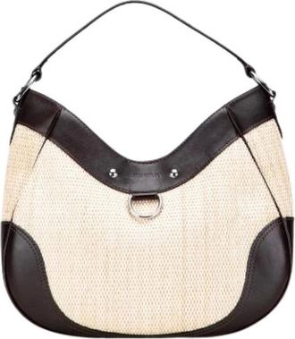 Burberry Pre-owned Shoulder Bags, female, Beige, Size: ONE SIZE Pre-owned Vintage Shoulder Bag