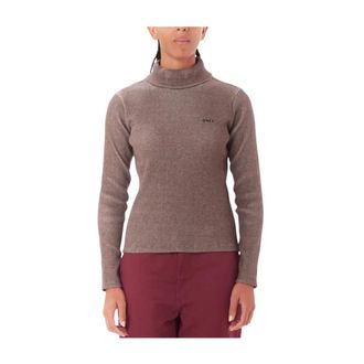 Obey Alias Turtleneck - Dames - Coltruien - Bruin - S - Katoen - Truien & Vesten