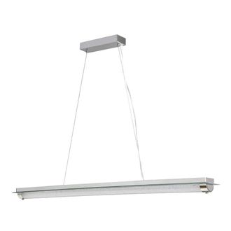 Netlighting Tube Pendant 36W LED 4000K Chrome Mirror Sand Diamond 2800lm in Grey