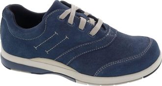 Drew Womens Columbia Oxford Shoes In Navy Suede