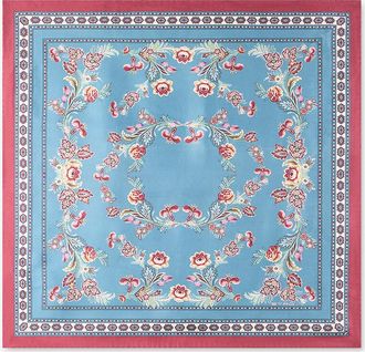 Etro Seidenhalstuch mit Rosenprint