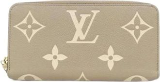 Louis Vuitton Pre-owned Wallets, female, Beige, Size: ONE SIZE Pre-owned Canvas Wallet