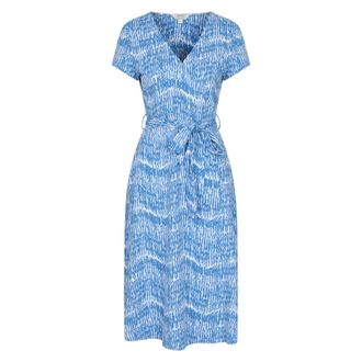 Mountain Warehouse Dames/Dames Santorini Wrap Midi Dress (Helder Blauw)