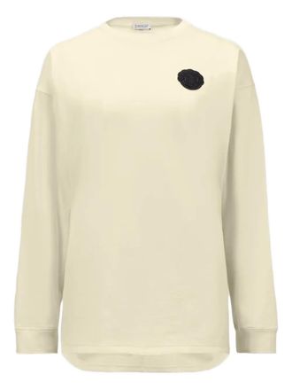 Moncler x Lulu Li T-shirt met lange mouwen - Beige