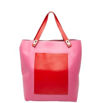 Balenciaga Pink Leather Tote Bag (Pre-Owned)