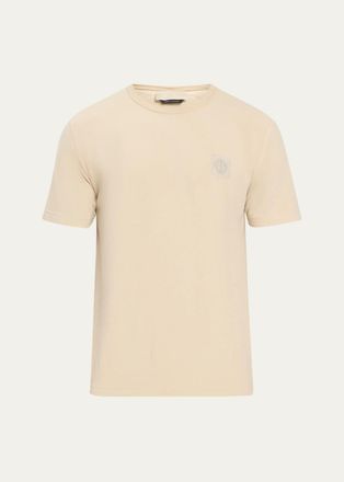 Stone Island Mens Jersey Compass-Patch Crewneck T-Shirt