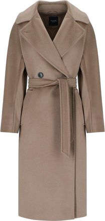 Weekend by Max Mara CAPPOTTO CON RESINA MARRON GLACE MAX MARA WEEKEND