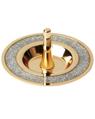 Kate Spade New York Kate Spade New York Sitting Pretty Silver Glitter Ring Dish