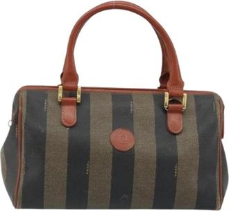 Fendi Pre-owned Vintage Canvas Handtas - Dames - Vintage Handtas - Bruin - ONE Size - Vintage