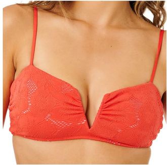 Rip Curl Oasis Multi Fit Bandeau Bikini-Top f&uuml;r Damen | rot