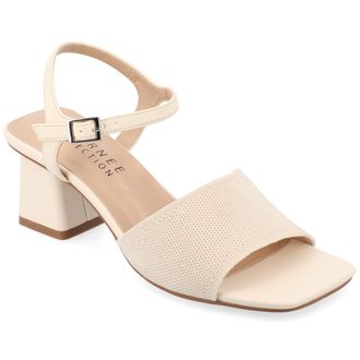 Journee Collection Women & apos;s Evylinn Medium and Wide Width Dress Sandals