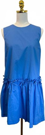 Pinch Design Womens Bow Detail Dress In Blue