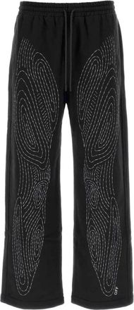 Off-white Body Stitch Track Pants - Heren - Wijde Broeken - Zwart - L - Broeken