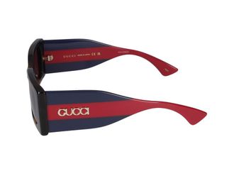 Gucci Womens Gg1860s Sunglasses Black Acetate