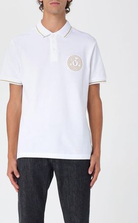 Versace Jeans Couture Polo in cotone con logo Versace Jeans Couture