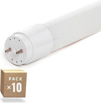 GreenIce Greenice - Pack 10 Tubos Led T8 22w 3080lm 6000&ordm;k Vidrio 150cm 40.000h [tc-t8-22wc-cw-pk10-ap]