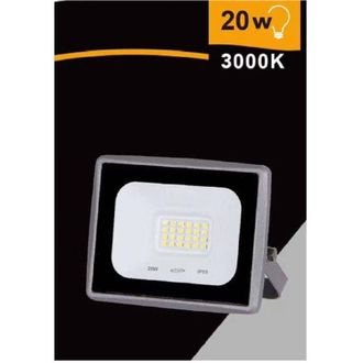 Trade Shop Trade Shop Traesio - Trade Shop - Faretto Led Faro 20 W 1800 Lm Ip65 Grigio Luce Calda Fredda Naturale Ek02-20w-g