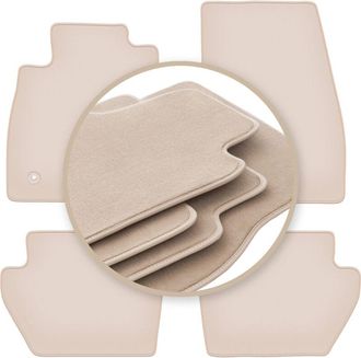 OEM Alfombrillas Premium Beige Para: Ford Puma Ii Crossover 2017