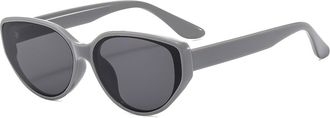 Generic Small Frame Mens Outdoor Sunglasses Vacation Womens Sports Driving(Grey)