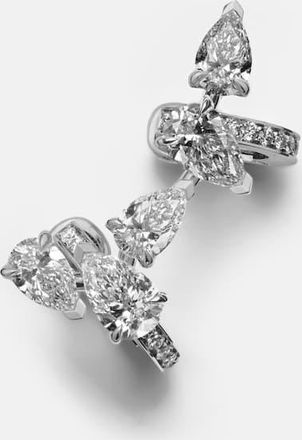 Repossi Orecchino ear cuff Serti Sur Vide in oro bianco 18kt con diamanti