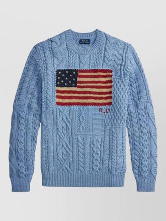 Polo Ralph Lauren long sleeve crew neck flag sweater