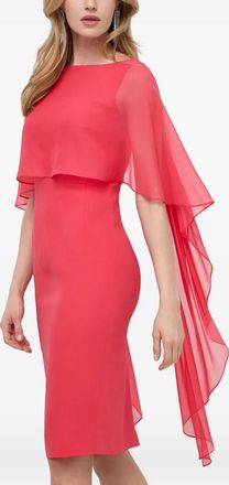 Luisa Spagnoli Prose jurk met capemouwen - Roze