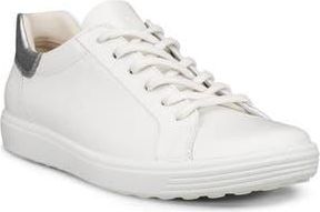 Ecco Soft 7 Sneaker in White/Pure Silver at Nordstrom Rack, Size 12-12.5Us / 43Eu