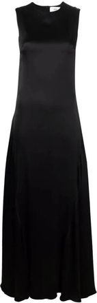 Ami Zwarte Maxi Jurk - Dames - Maxi kleedjes - Zwart - 2XS - Kleedjes