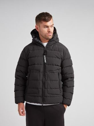 JACK1T R4D Tramline Hooded Puffer Jacket in Matt Black at Nordstrom, Size Xx-Large