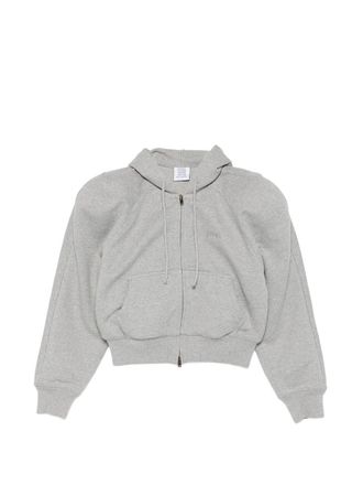 VETEMENTS Round Shoulder Zip-up Hoodie