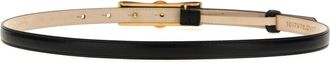 Versace Medusa-Buckle Calfskin Belt - Black