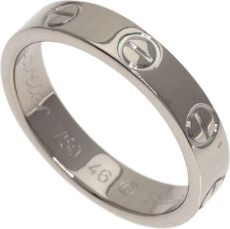 Cartier White Gold White Gold (18K) Band Ring (Pre-Owned)