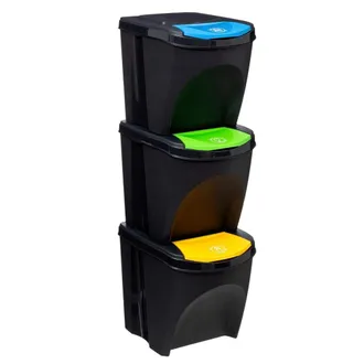 5five Simply Smart 5five Simply Smart - Cubos Reciclaje Set 3 Piezas