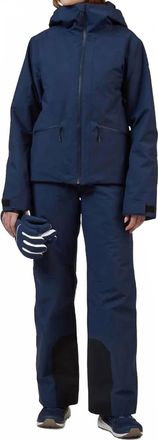 Rossignol Rochrun Long Sleeve Insulated Jacket In Dark Navy