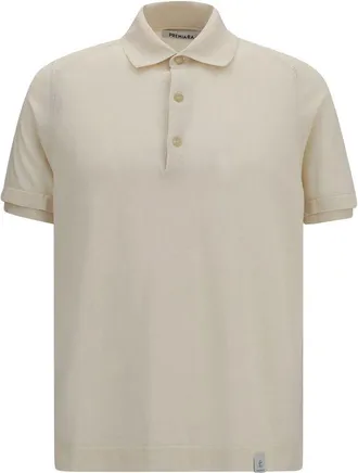 Premiata Beige Cotton Polo Mens Shirt