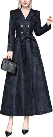 Burryco Burryco Black Solid Maxi Dress